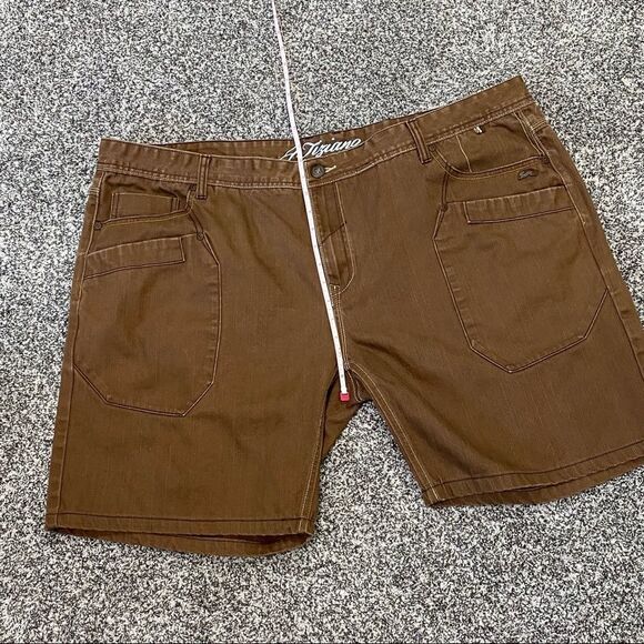 A. TIZIANO - DARK BROWN COTTON SHORTS - SIZE 36 - EXCELLENT CONDITION - B12 - Picture 8 of 16